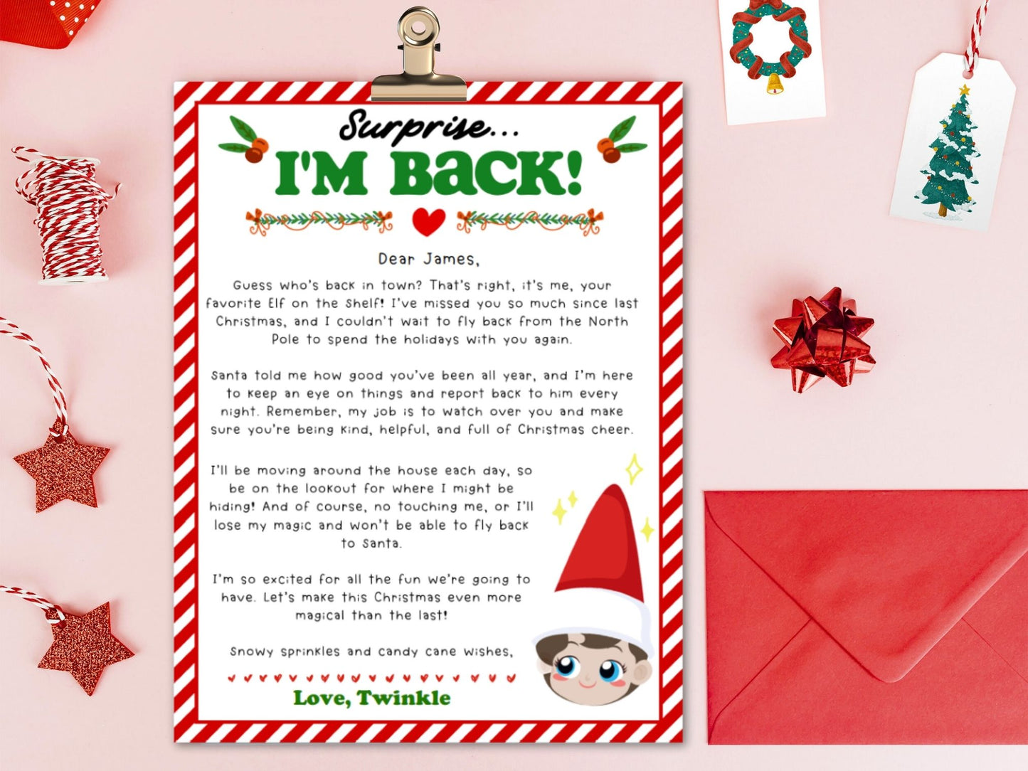 BUNDLE of 20 Elf Printable Templates: Elf Letter, Elf Adoption Certificate, Elf Report, Elf Warning, Elf Surveillance Elf Cam, Santa Letter & More!