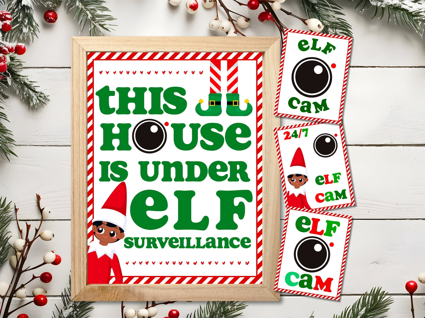BUNDLE of 20 Elf Printable Templates: Elf Letter, Elf Adoption Certificate, Elf Report, Elf Warning, Elf Surveillance Elf Cam, Santa Letter & More!