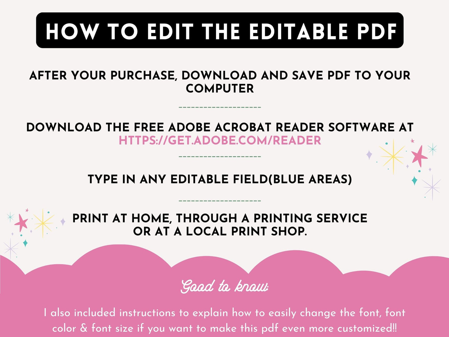 Editable Mini Easter Bunny Letter Kit - Editable PDF