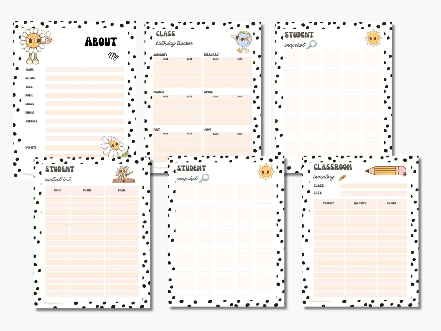Teacher Planner - 40 Pages