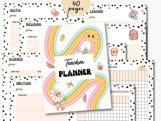 Teacher Planner - 40 Pages