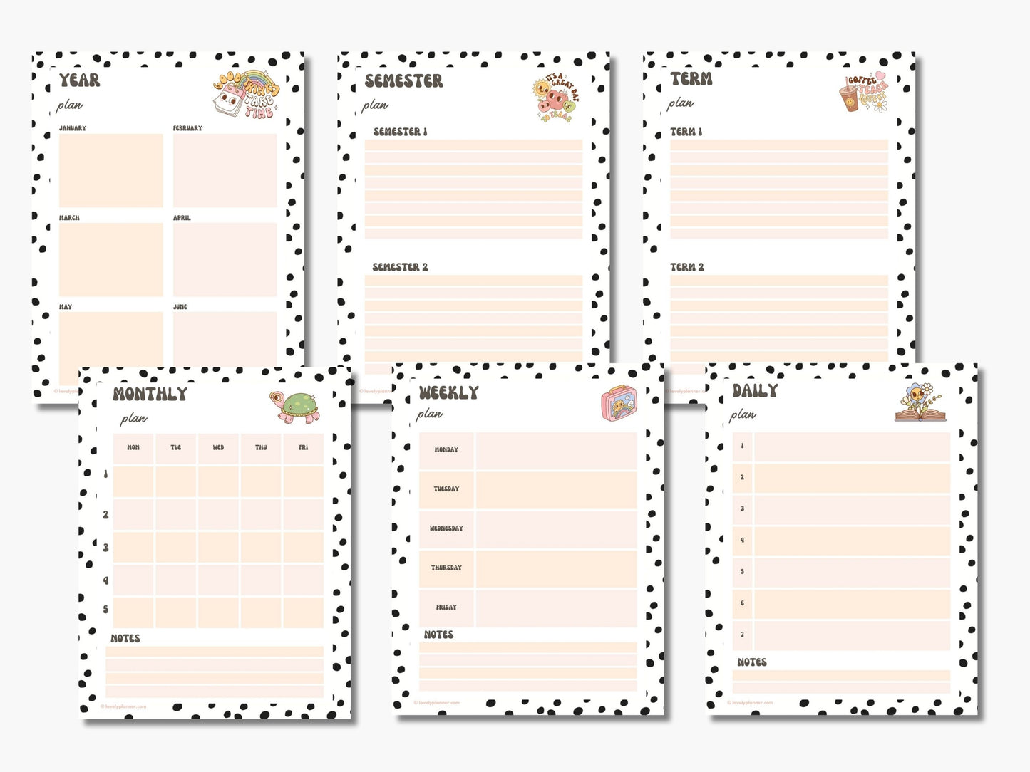 Teacher Planner - 40 Pages