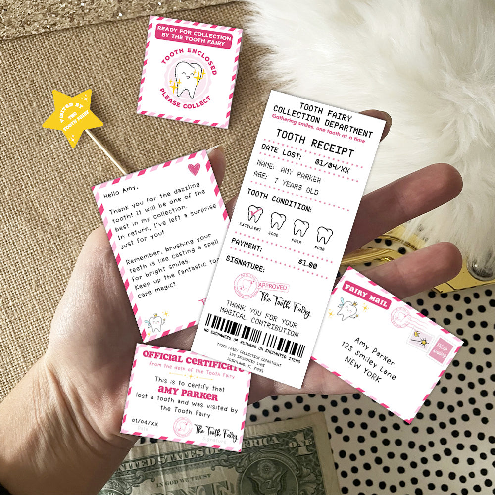 Printable BUNDLE of 6 Editable Mini Letters: Easter Bunny Letter, Leprechaun Letter, Christmas Elf Letter, Tooth Fairy Letter