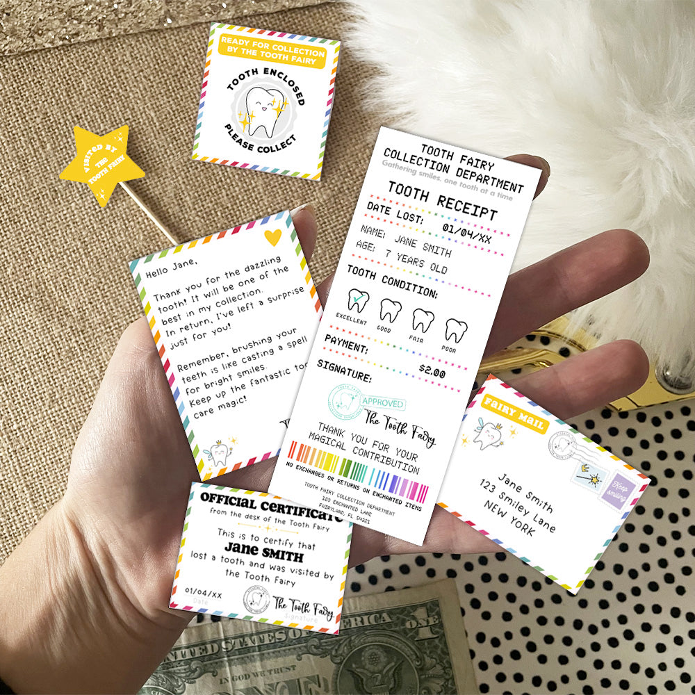 Printable BUNDLE of 6 Editable Mini Letters: Easter Bunny Letter, Leprechaun Letter, Christmas Elf Letter, Tooth Fairy Letter