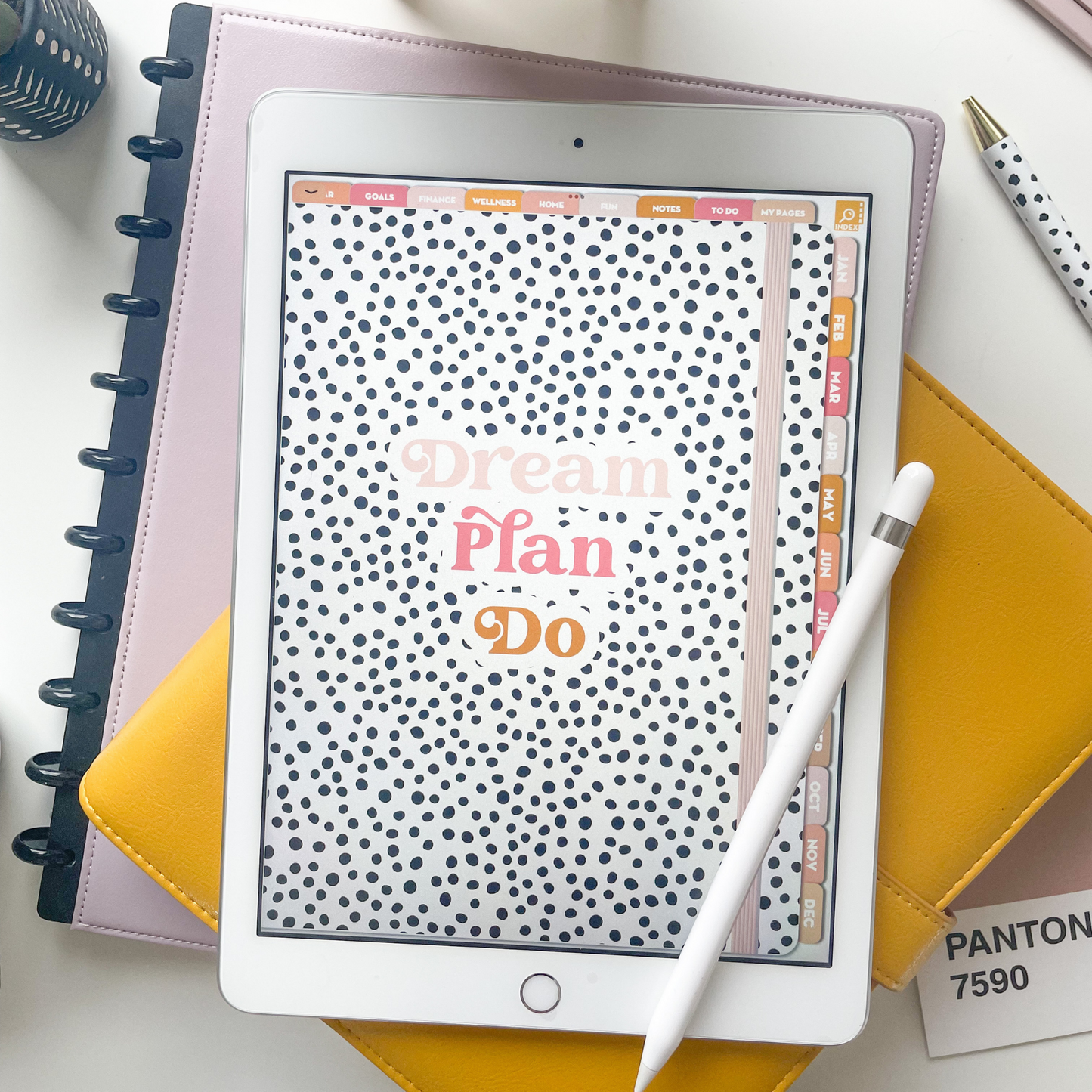 Undated Digital Planner for iPad and tablets
