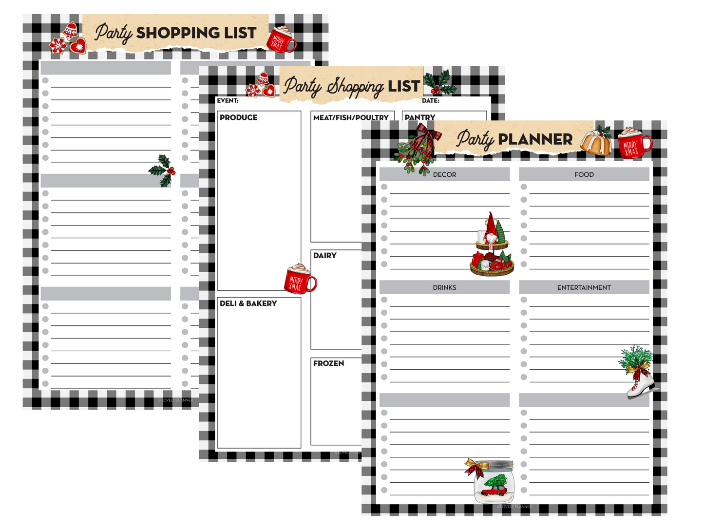 Christmas Planner - PRINTABLE PLANNER