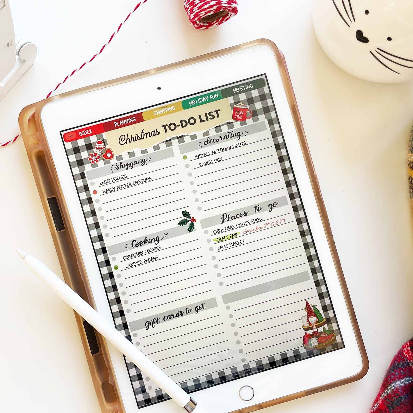 Christmas Planner - DIGITAL PLANNER