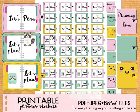 "Planning Time" Stickers - Printable