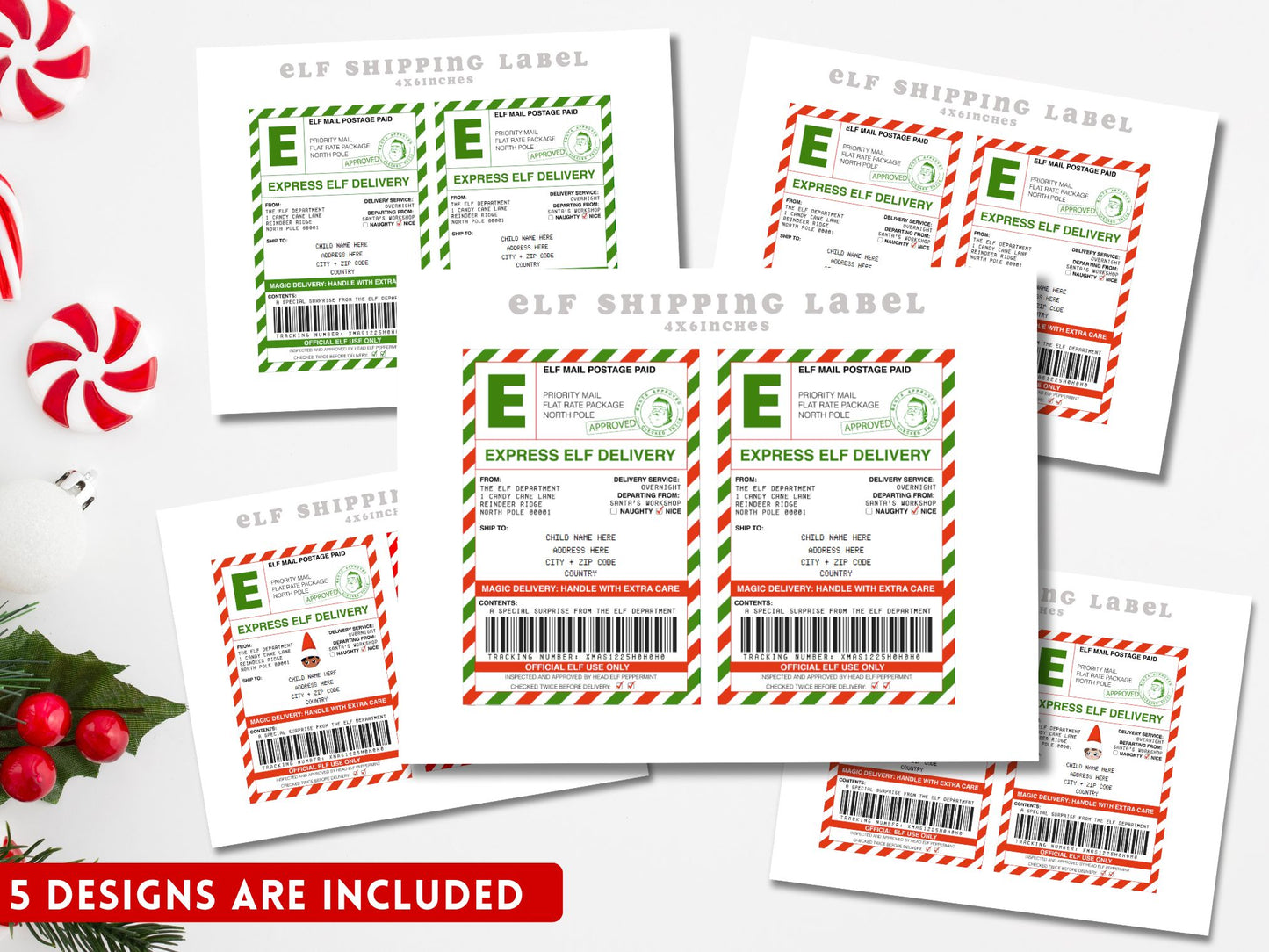 BUNDLE of 20 Elf Printable Templates: Elf Letter, Elf Adoption Certificate, Elf Report, Elf Warning, Elf Surveillance Elf Cam, Santa Letter & More!