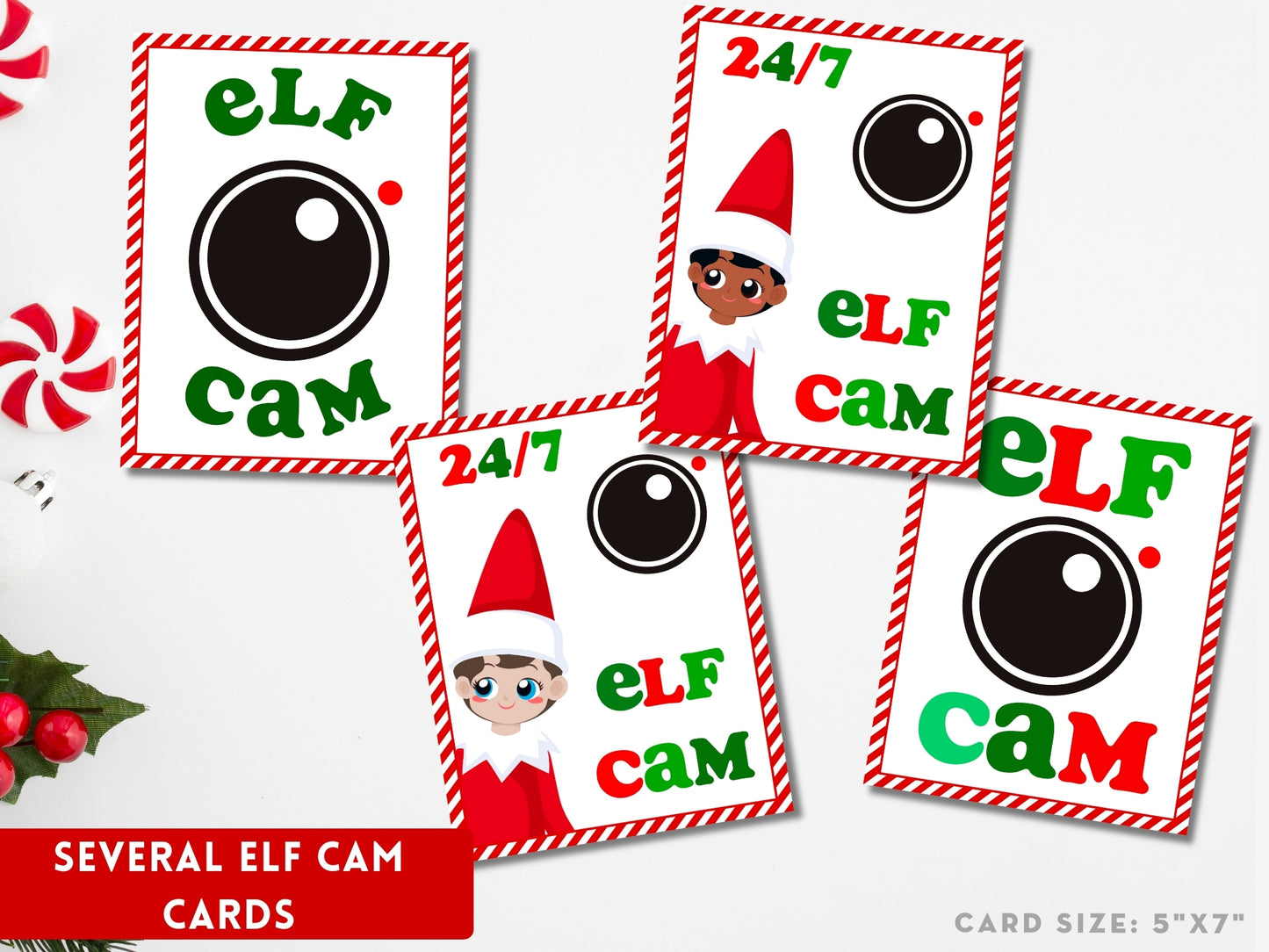 BUNDLE of 20 Elf Printable Templates: Elf Letter, Elf Adoption Certificate, Elf Report, Elf Warning, Elf Surveillance Elf Cam, Santa Letter & More!