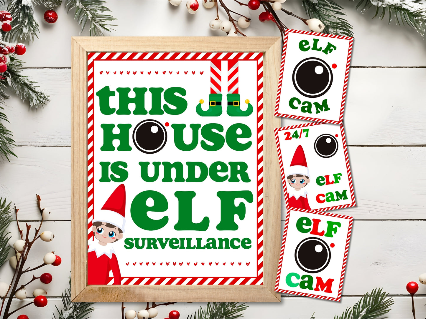 BUNDLE of 20 Elf Printable Templates: Elf Letter, Elf Adoption Certificate, Elf Report, Elf Warning, Elf Surveillance Elf Cam, Santa Letter & More!