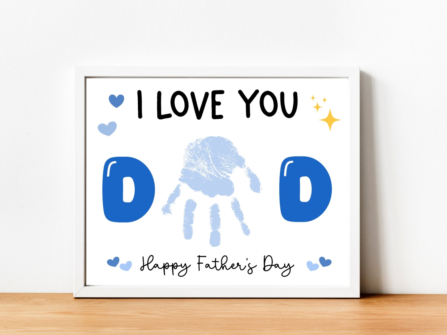 Cute Father's Day Handprint Art Bundle - 13 Templates