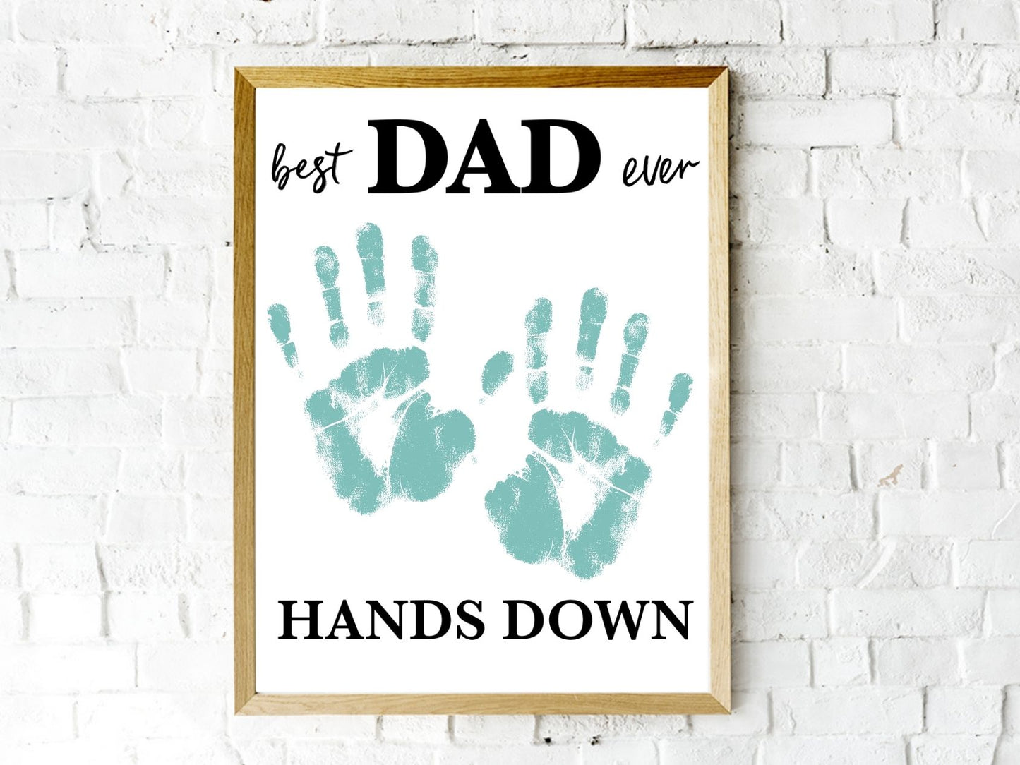 Father's Day Handprint Craft Bundle - 9 Templates