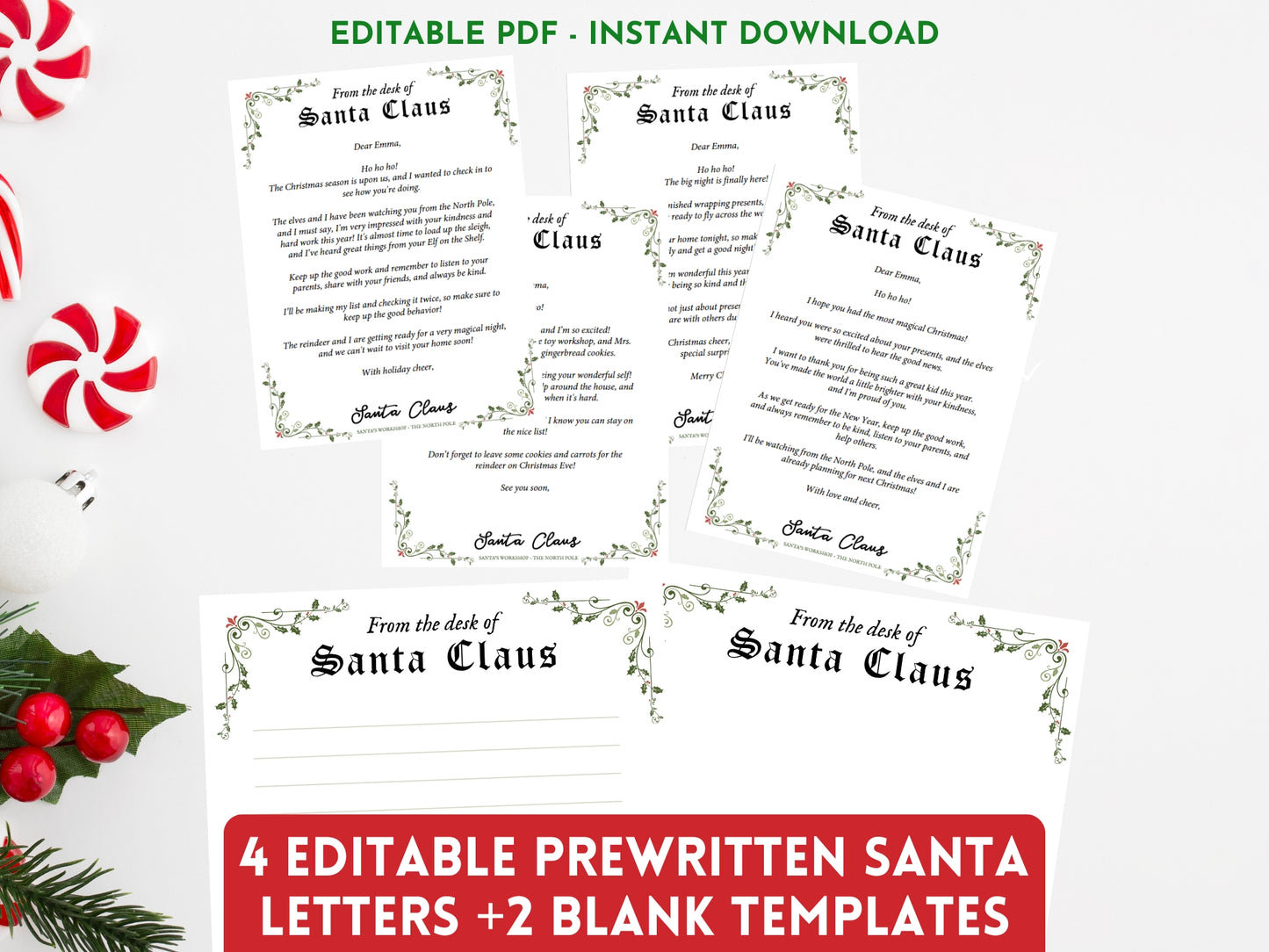 BUNDLE of 20 Elf Printable Templates: Elf Letter, Elf Adoption Certificate, Elf Report, Elf Warning, Elf Surveillance Elf Cam, Santa Letter & More!