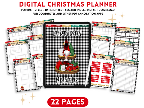 Christmas Planner - DIGITAL PLANNER
