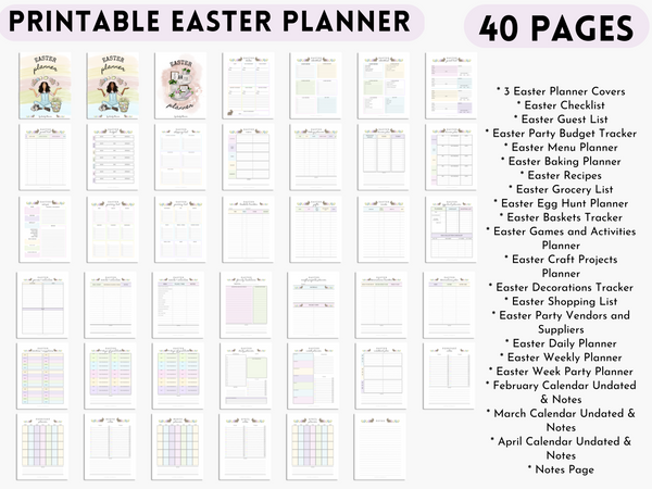 Easter Planner - Printable Planner