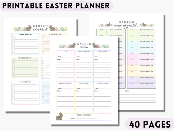 Easter Planner - Printable Planner