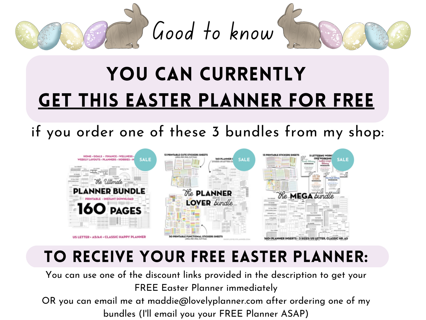 Easter Planner - Printable Planner