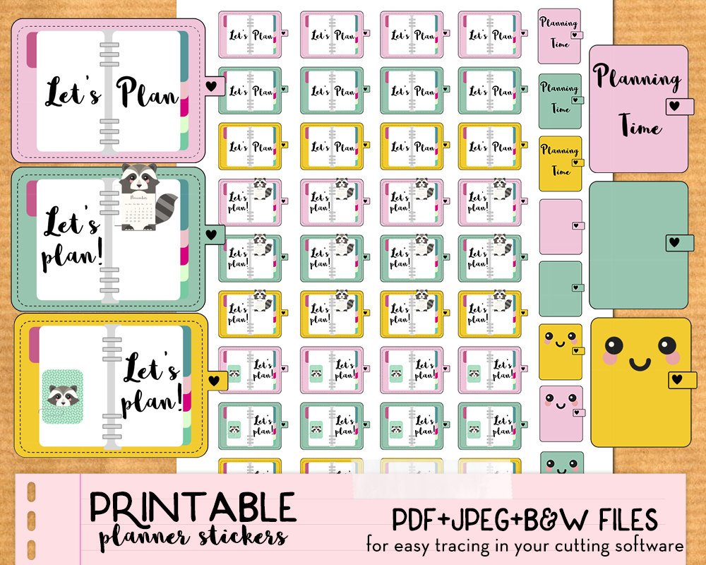 "Planning Time" Stickers - Printable